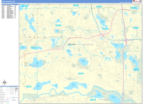 Digital Maps Of Eden Prairie Minnesota