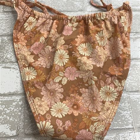 Xhilaration Swim Juniors Tunneled Cheeky High Leg String Bikini Poshmark