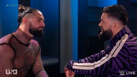 Finn Bálor comes face to face with Seth Rollins WWE RAW 7 17 2023