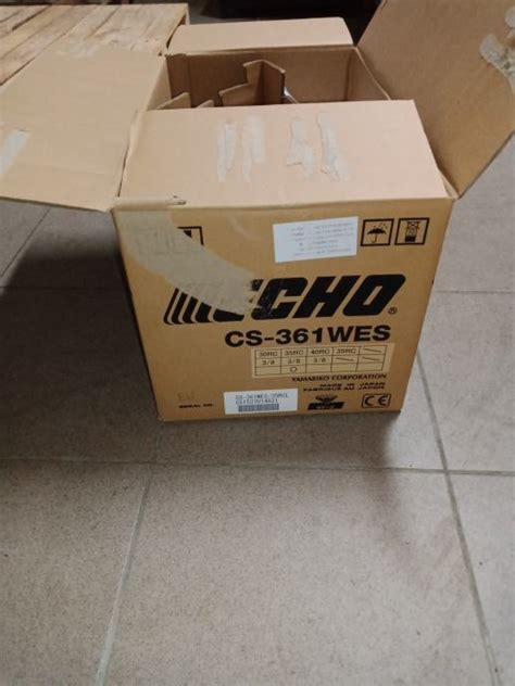 Motorna pila ECHO CS-361WES+rukavice+turpije+lanac+lancol+ulje