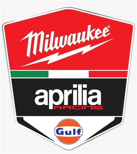 Milwaukee Aprilia Racing Logo Transparent PNG 1654x1867 Free