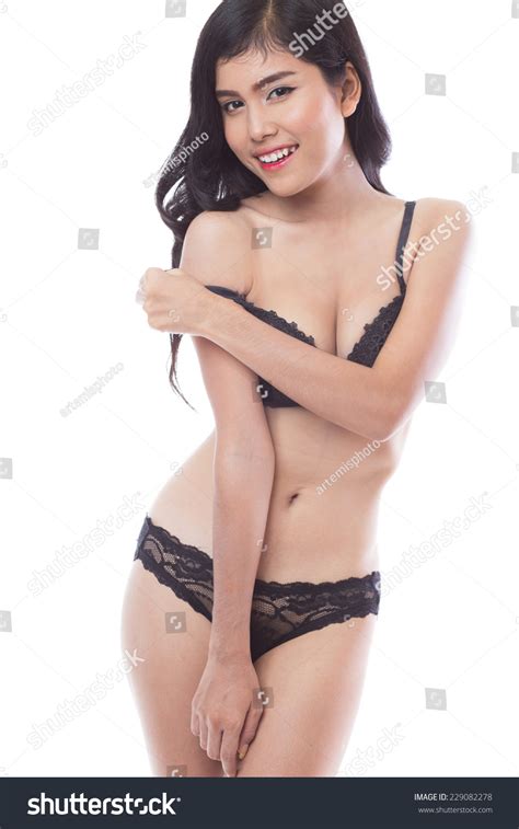 Sexy Asian Woman Lingerie Foto Stok 229082278 Shutterstock