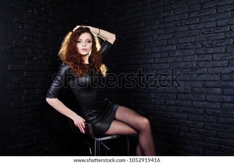 Brunette Curly Haired Long Legs Girl Stock Photo Shutterstock