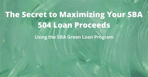 The Secret To Maximizing Your Sba Loan Proceeds Sba Loans Blog