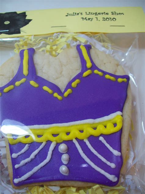Cedargap Creations Cookies Julies Lingerie Shower Cookies By Brittany