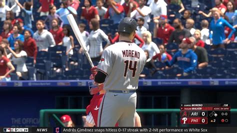 MLB The Show 23 Dbacks Vs Phillies Game 49 Mlbtheshow Franchise