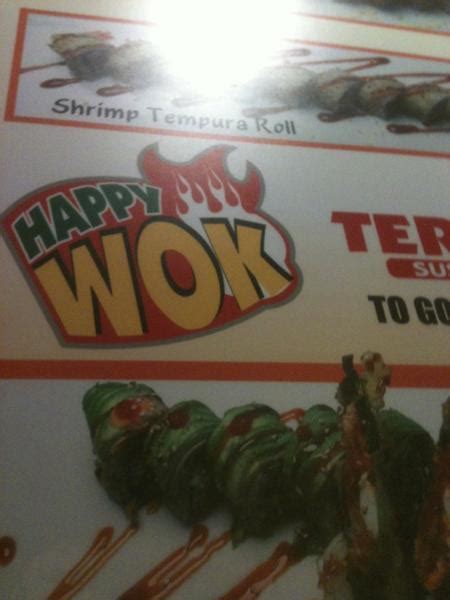 Happy Wok Teriyaki Sushi And Roll In Anacortes Restaurant Menu And Reviews