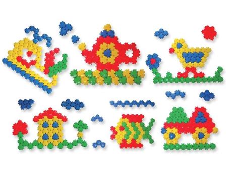 Fixare Carduri Set Constructie Piese Hexagonale Omfal Educational