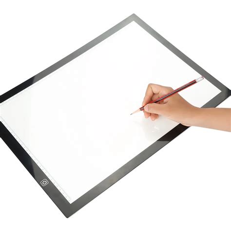 A3 LED Tracing Light Pad Stencil Drawing Board Pattern Art Design Pad Panel Light Pad Copy Board ...