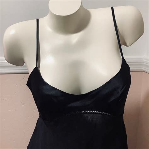 Victoria S Secret Intimates Sleepwear Vintage Victorias Secret Lingerie Babydoll Black