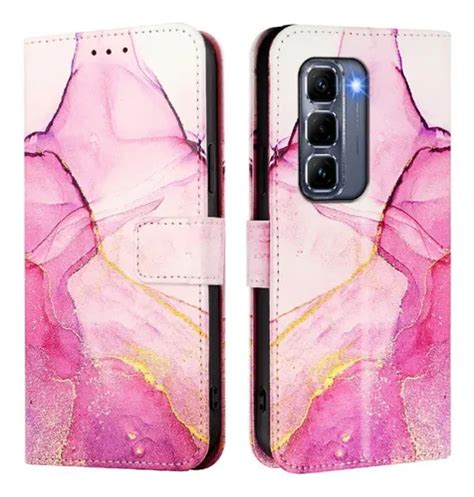 Funda De Poliuretano Con Estampado De Mármol For Infinix Hot Pro Plus g Meses sin interés