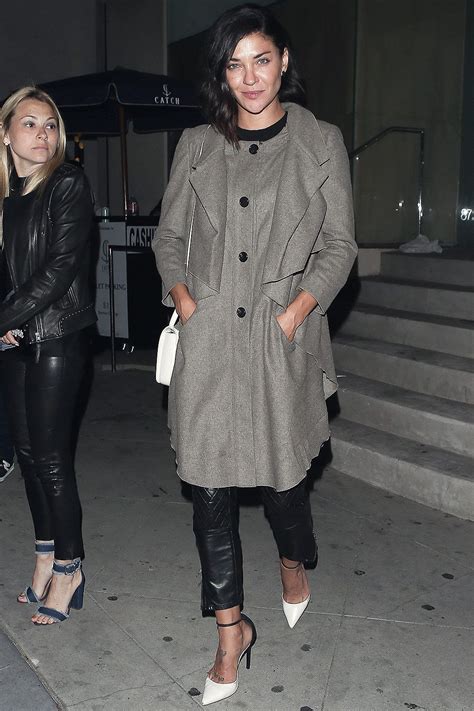 Jessica Szohr S Naked Legs In Sexy Skirt And Misfit Ruffle Sandals Artofit