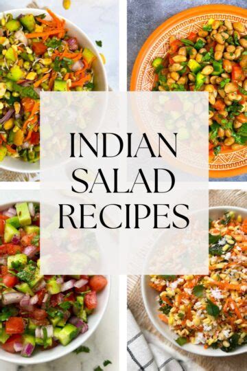 Indian Salad Recipes - Indian Veggie Delight