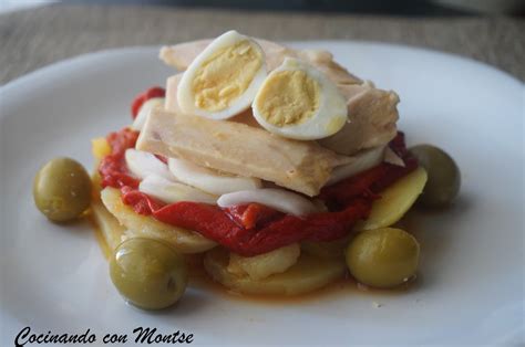 Ensalada De Patatas Y Pimientos Cocinando Con Montse