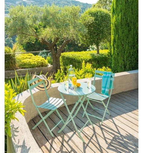 Table De Jardin Pliante Ronde Greensboro Places Vert C Ladon