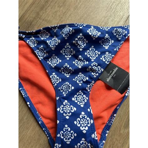 Abercrombie Fitch Swim Nwt Abercrombie Fitch Swim Girls Bikini Bottom Xl Blue