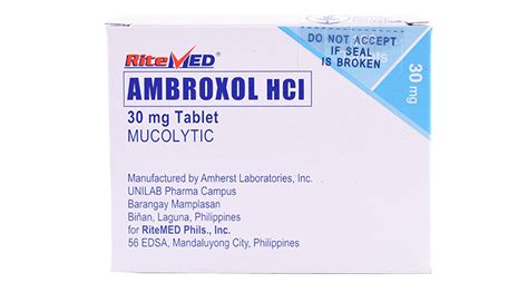 Cough RM AMBROXOL 30 MG TAB RiteMED