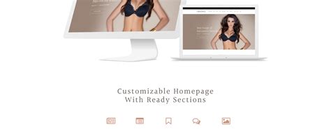 Lingerie Responsive Shopify Theme Templatemonster