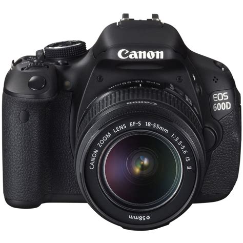 Цифровая зеркальная фотокамера CANON EOS 600D + EF-S 18-55 IS II Kit ...