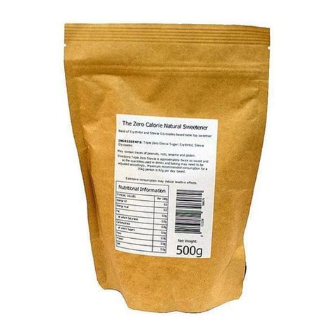 Stevia 100 Natural Sweetener 500g Uk