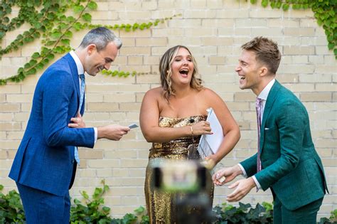 Same Sex Rooftop Wedding In New York City David Perlman Photography