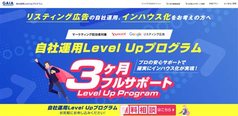 Webプロモーションの新サービス「リスティング広告 自社運用level Upプログラム」リリースのお知らせ News 販売促進・広告