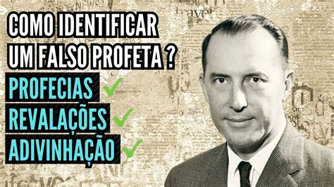 DEREK PRINCE COMO IDENTIFICAR UM FALSO PROFETA EM PORTUGUÊS YouTube