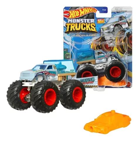 Hot Wheels Monster Trucks Crush Delivery Fyj Mattel Mercadolibre