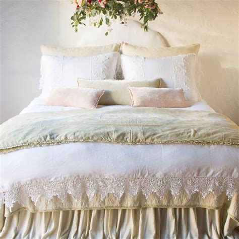 Bella Notte Frida French Country Linen Bedding Collection Kathy Kuo Home