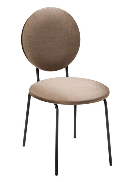 Стул со спинкой с металлическим каркасом кофейный Louis - купить за ...