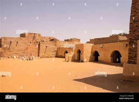 Mauritania Chinguetti Old Town Mosque Stock Photo Alamy