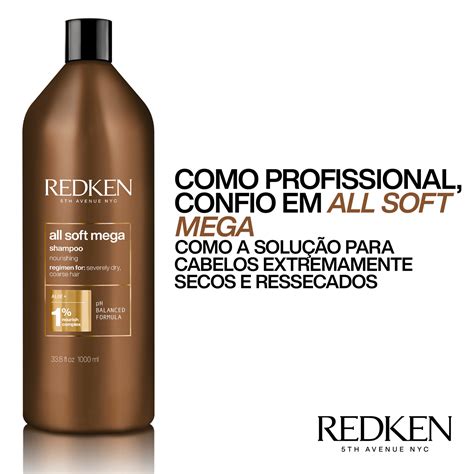 Shampoo Redken All Soft Mega 1000ml Beautybox