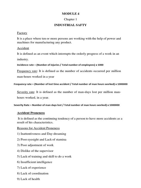 Industrial Management And Safety Pdf Safety Emergency Management