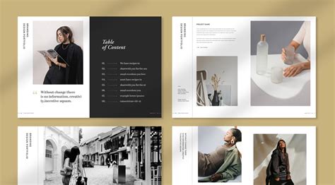 Simple Adobe InDesign Portfolio Template