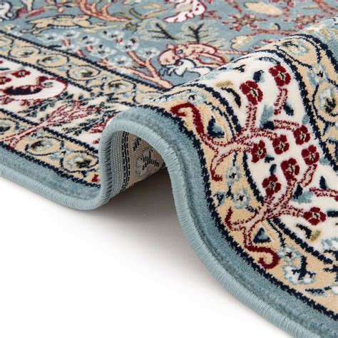 Blue 2 6 X 6 Nain Design Runner Rug Esalerugs