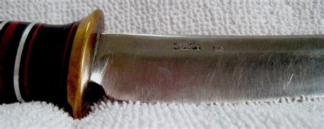 W. Scagel Handmade USA marked hunting knife with unmarked Scagel sheath