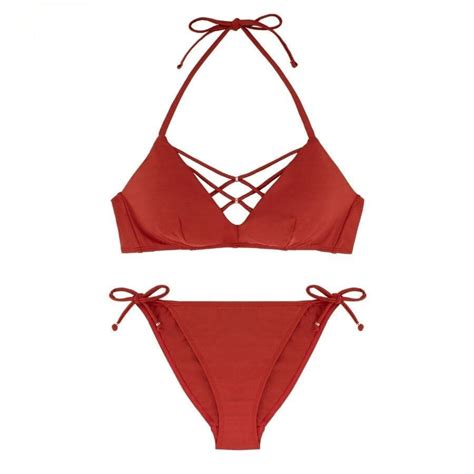 conjunto bikini triángulo capacidad con tiras mansour dorina limited edition Corseteria