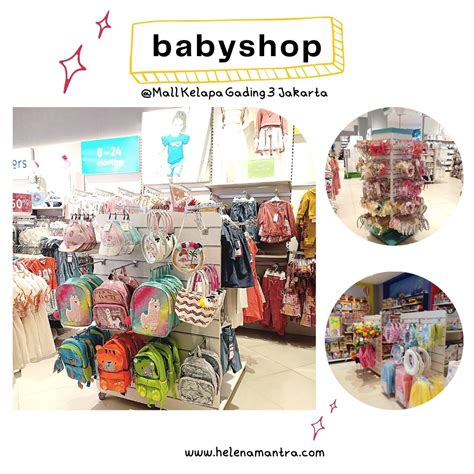 Beli Perlengkapan Bayi Di Babyshop Mall Kelapa Gading Jakarta Utara