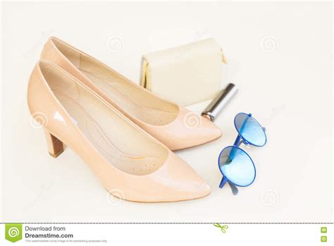Nude Colored High Heels Still Life Stock Image Image Of Clothing Casual