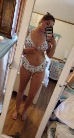 Zaful Flower Print Ruffle Plunging Bikini Swimwear In Multi A Zaful