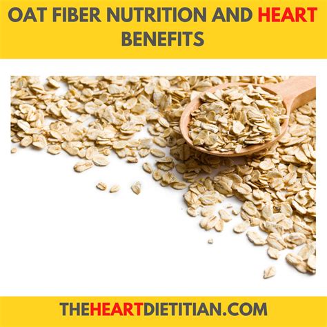 Oat Fiber Nutrition Health Benefits And Recipes The Heart Dietitian