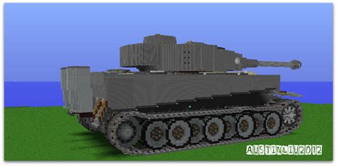 Tiger I Tank Minecraft Project