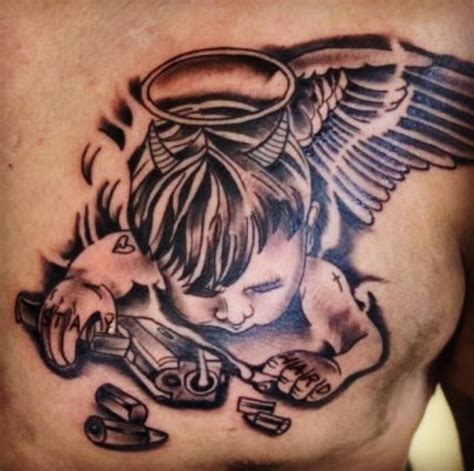 65 Amazing Cherub Tattoos With Meanings Ideas And Celebrities