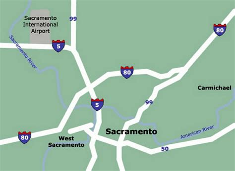 Airport Terminal Map Sacramento Airport Map