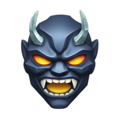 Rainbow Tiger Oni Mask Ai Emoji Generator