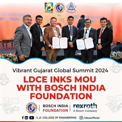 Ldce Alumni Association On Linkedin Ldce75 Vibrantgujarat Mou