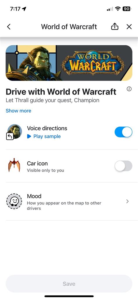 New Waze World Of Warcraft Voice Pack Let Thrall Guide Your Path To