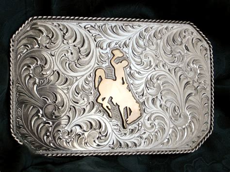 Ken Dixon Western Silver Buckles