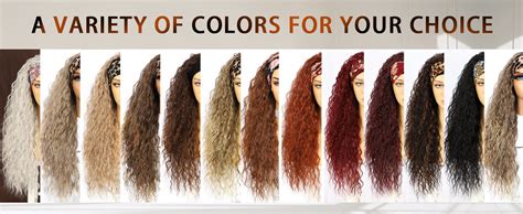 Amazon SOMIARIK Synthetic Headband Highlight Blonde Wigs Curly Headband Wig Synthetic Wig