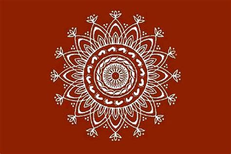 Alpana Rangoli That Is Practiced In Bengal